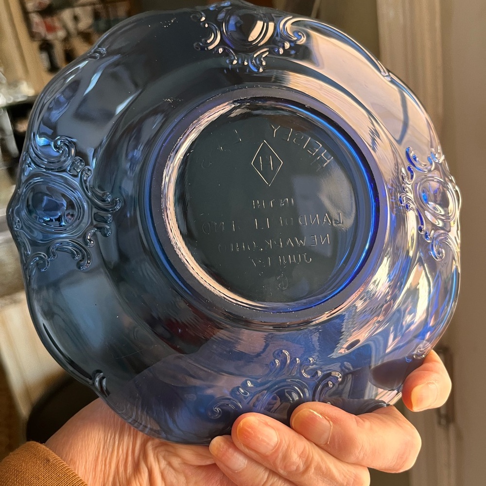 Heisey Glass Commemorative Plate – “In the Land of Legend” Newark, Ohio (1975)